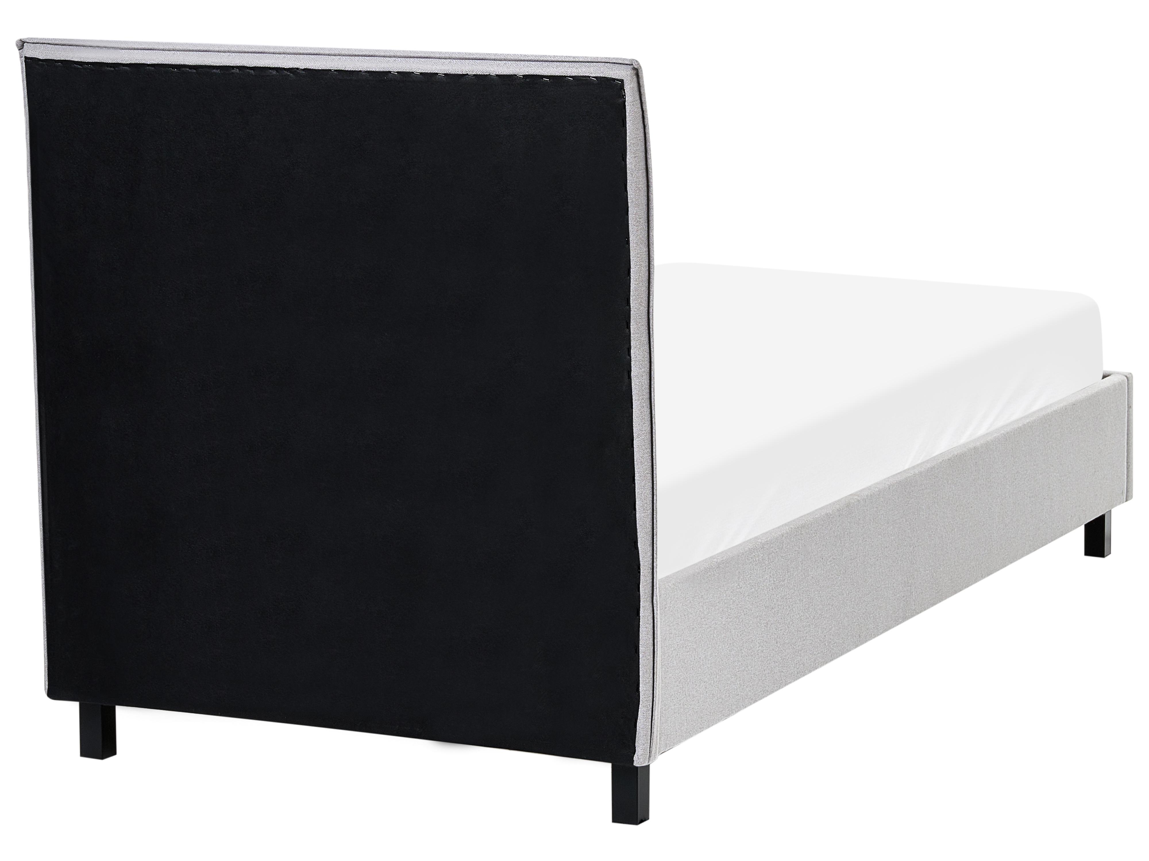 Bed Stof SENNEZ 90 x 200 cm Lichtgrijs