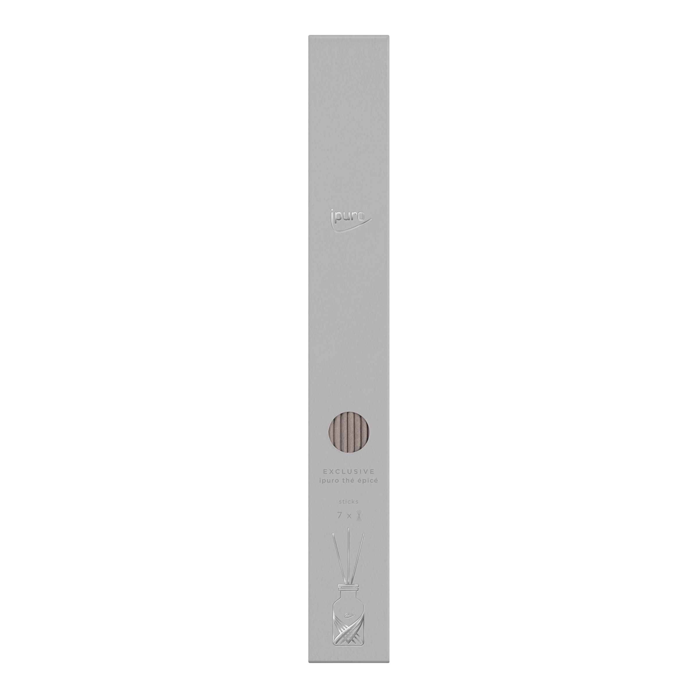 grau, L 35 x ⌀ 0,4 cm, 7 Stück