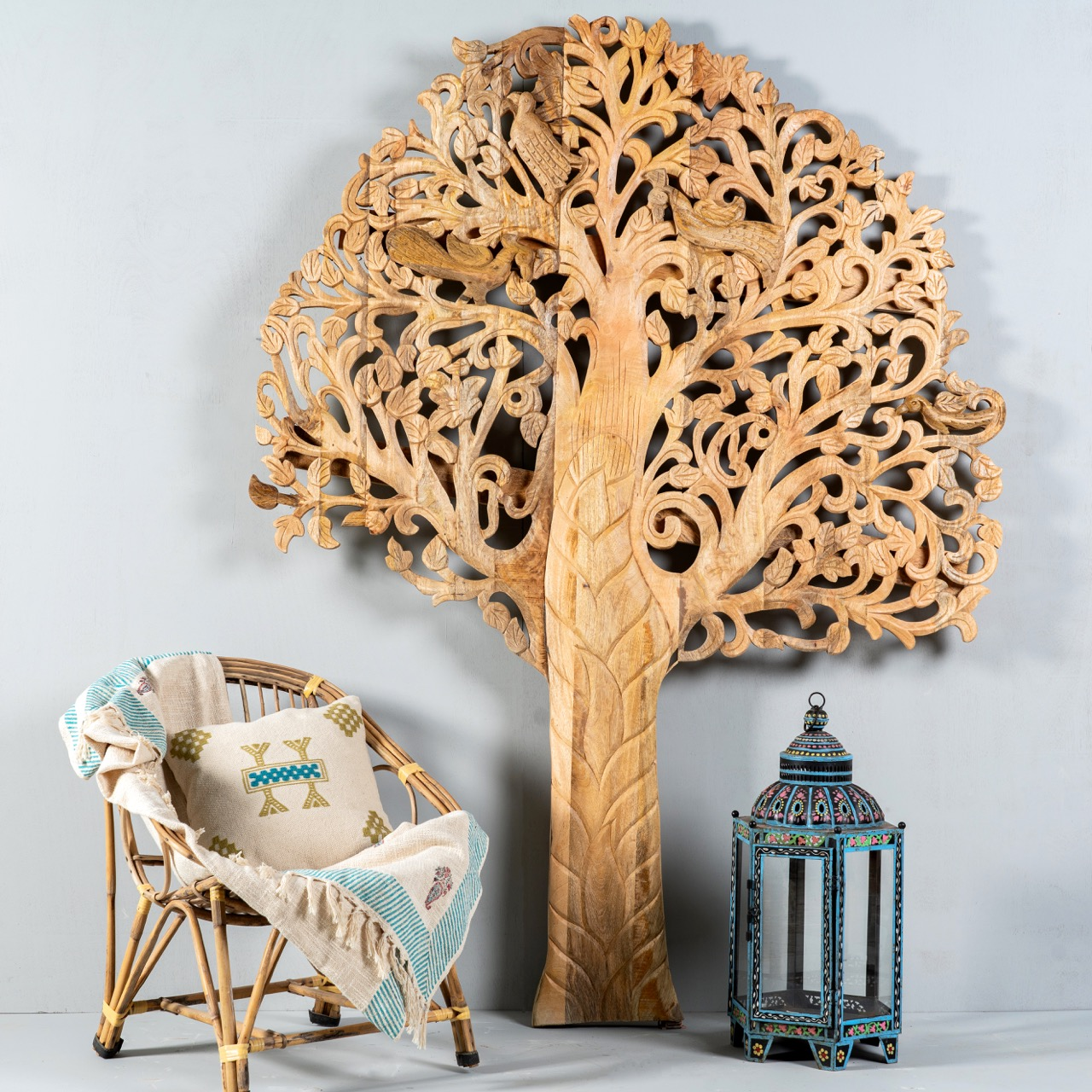 Houten muur Panel Tree #1