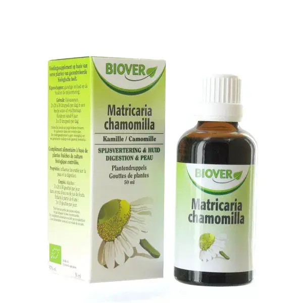 Tintura de Camomila Biover - Matricaria Chamomilla 50ml
