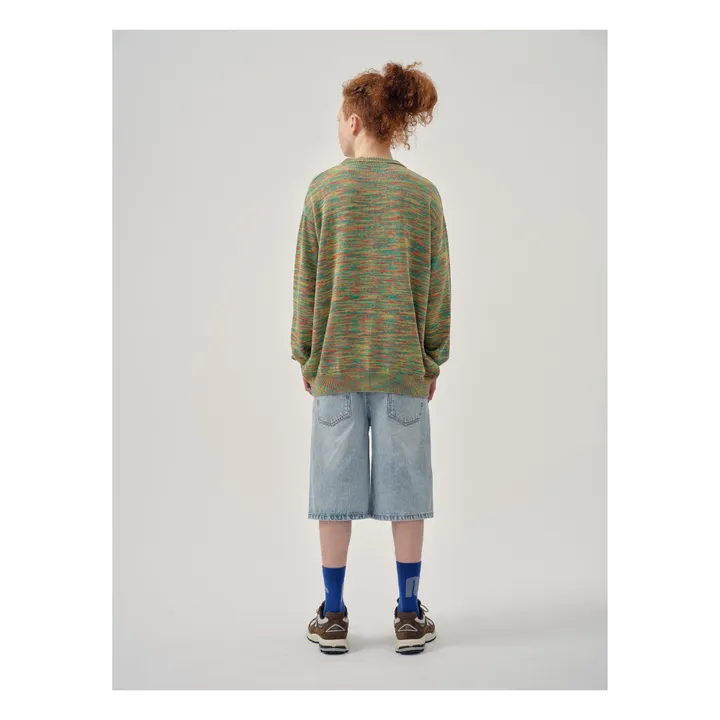 Main Story Chaussettes Logo Coton Bio | Bleu électrique