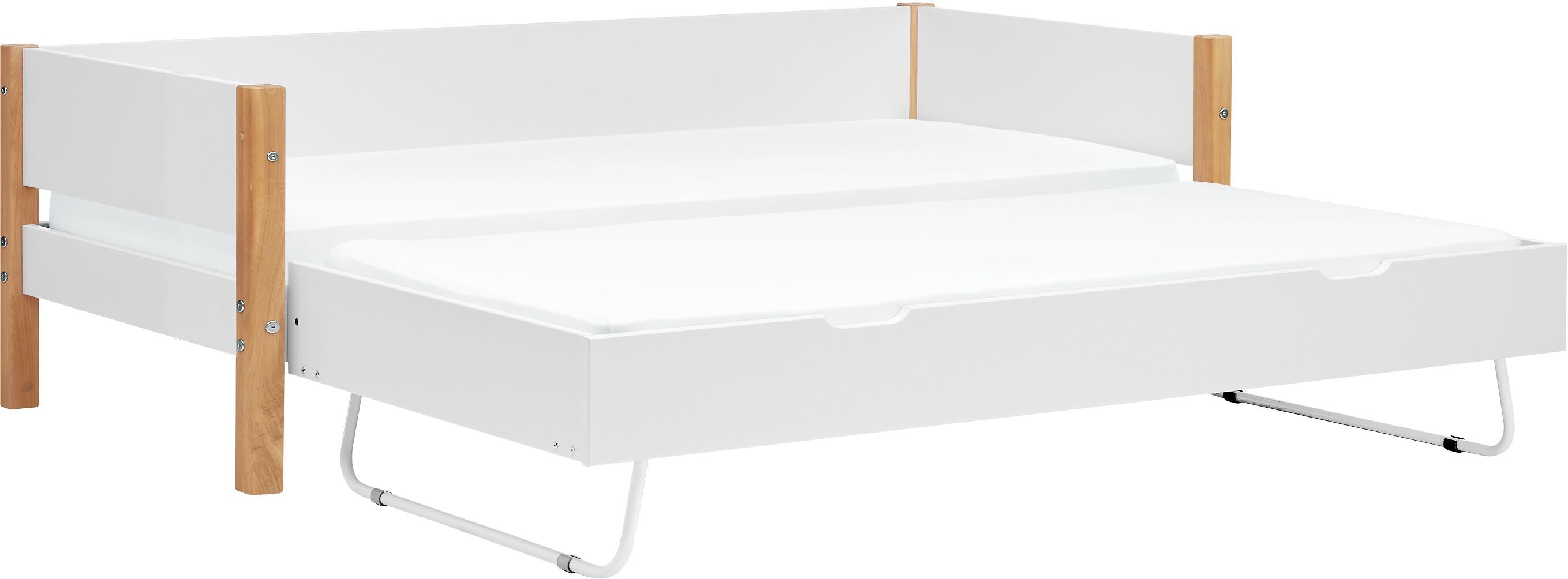 Flexa NOR Kombibett - Weiss / B: 100.0 cm x T: 210.0 cm x H: 67.0 cm