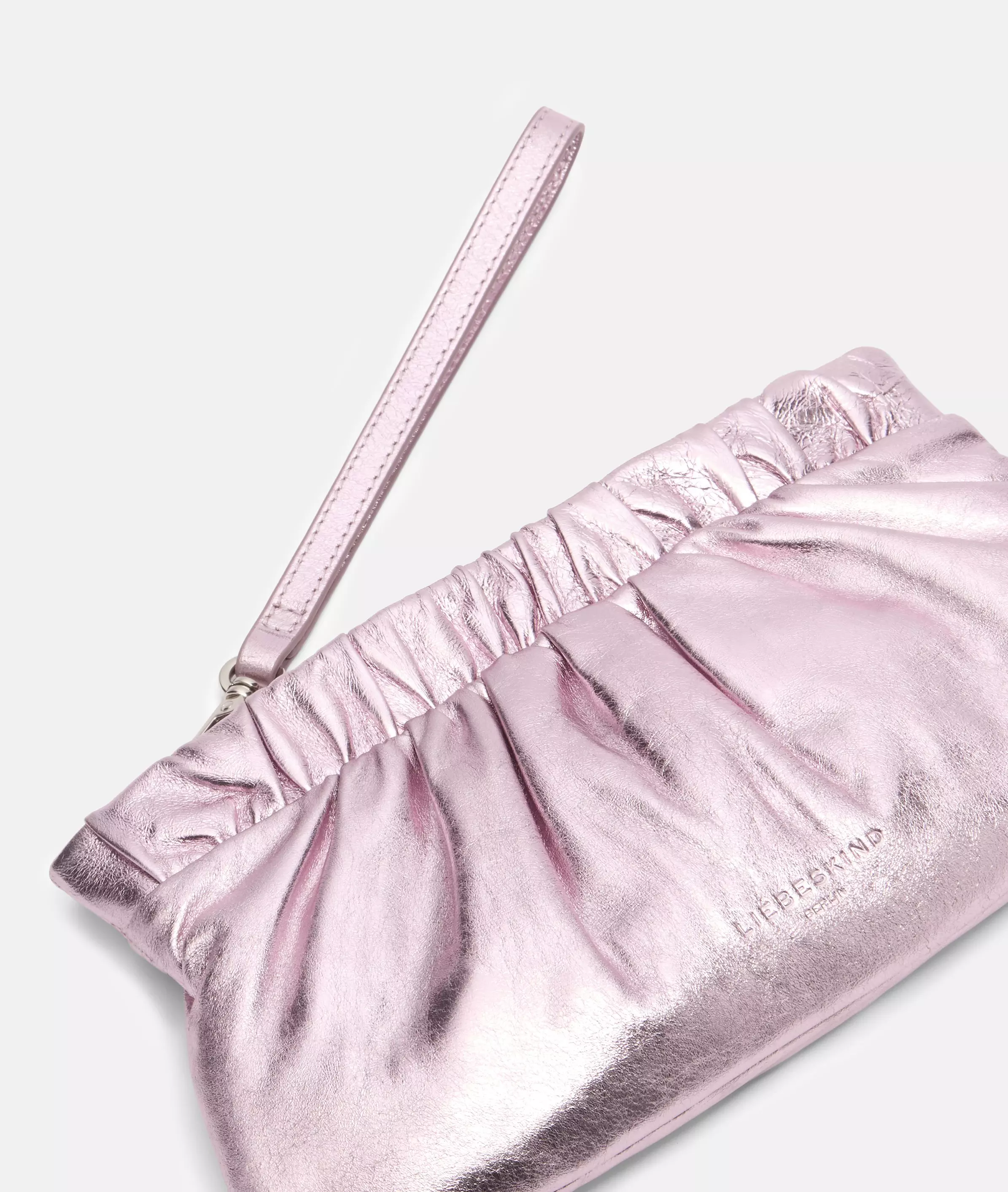 Clutch S Handy clutch with metallic finish