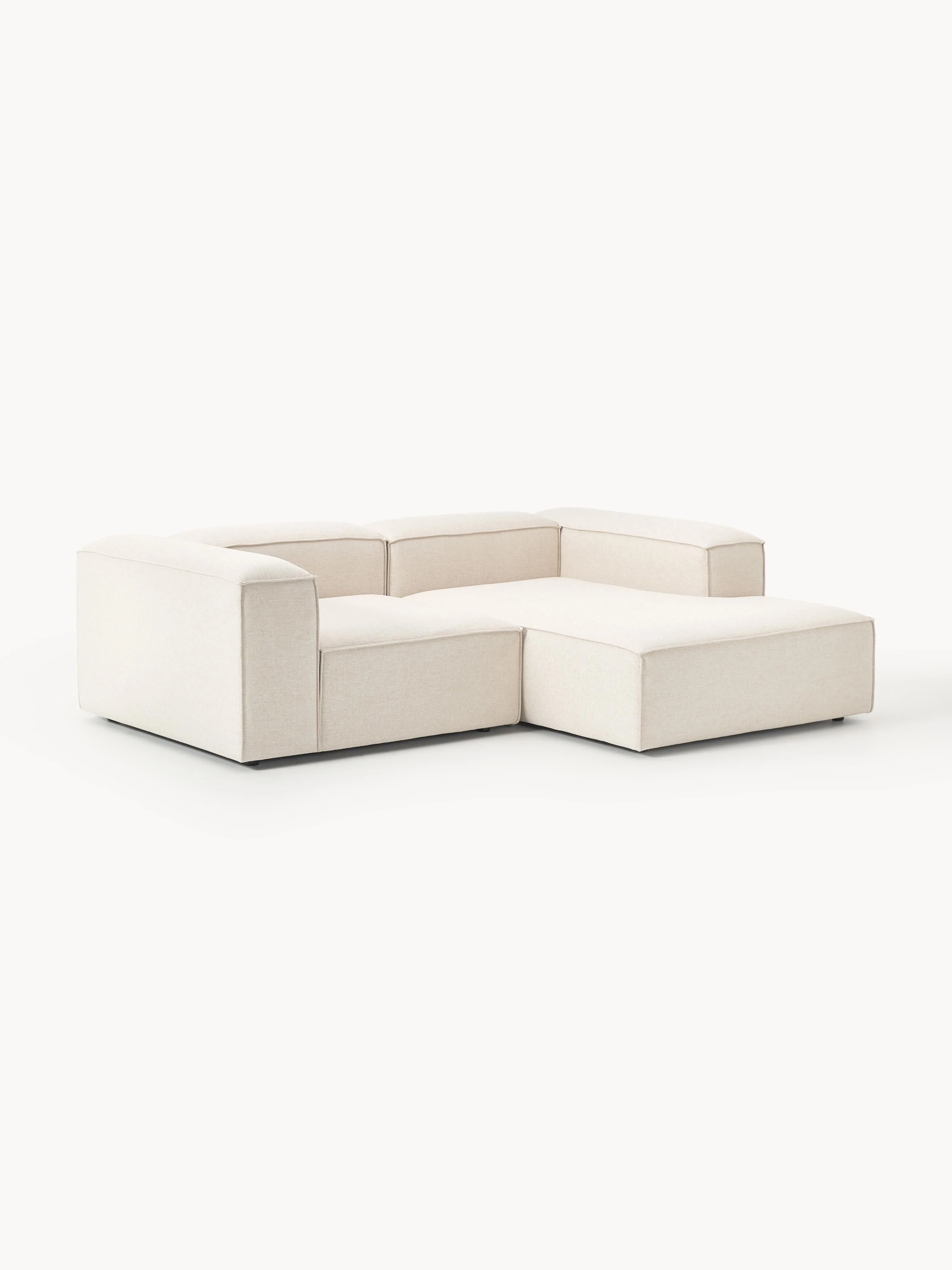 Modulaire hoekbank Lennon van linnenmix (2-zits)