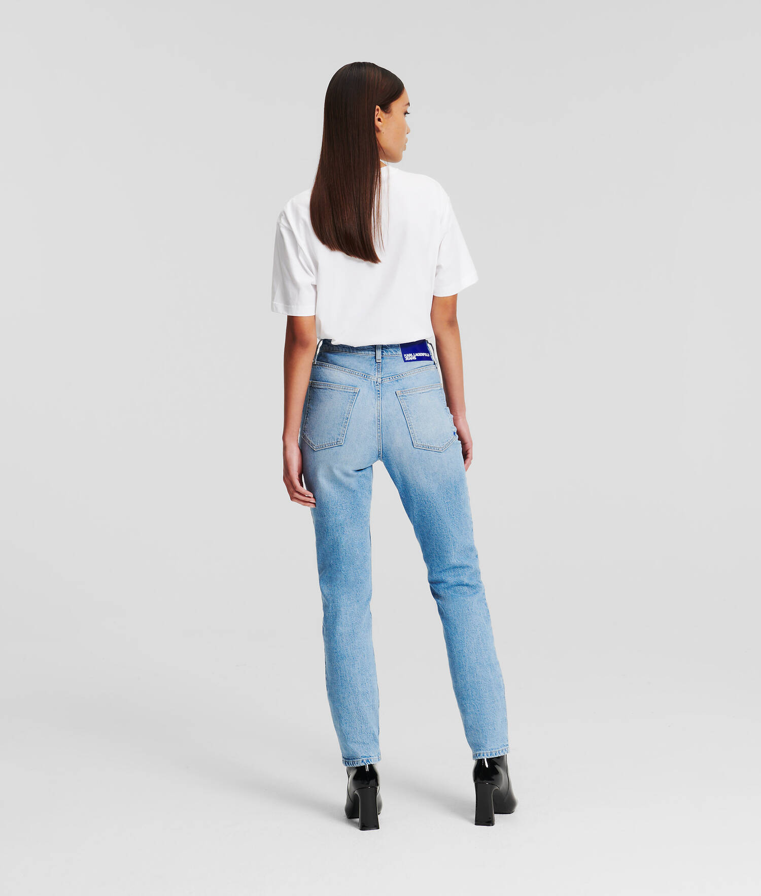 JEAN TAILLE HAUTE FUSELÉ KLJ