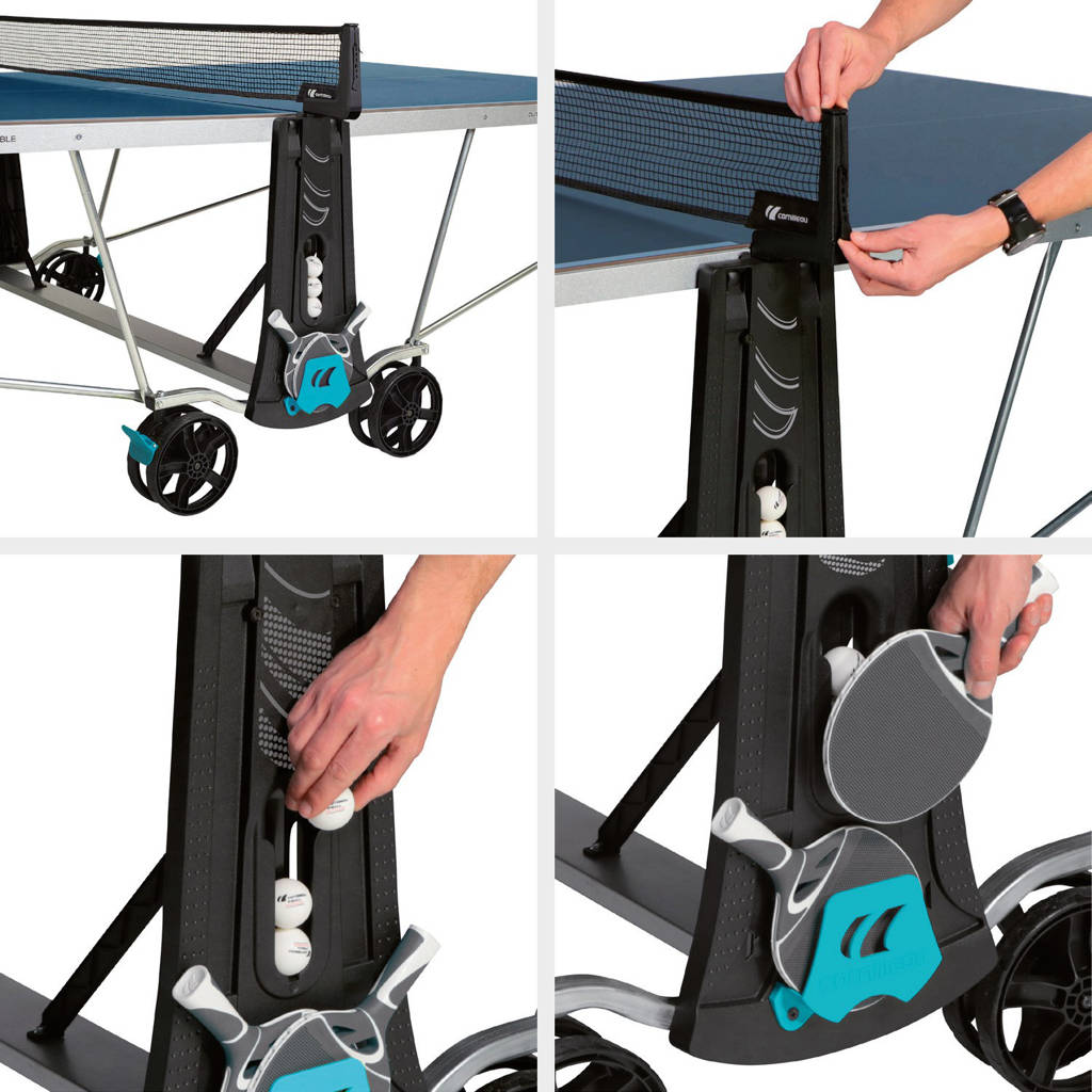 300X Outdoor tafeltennistafel (blauw)