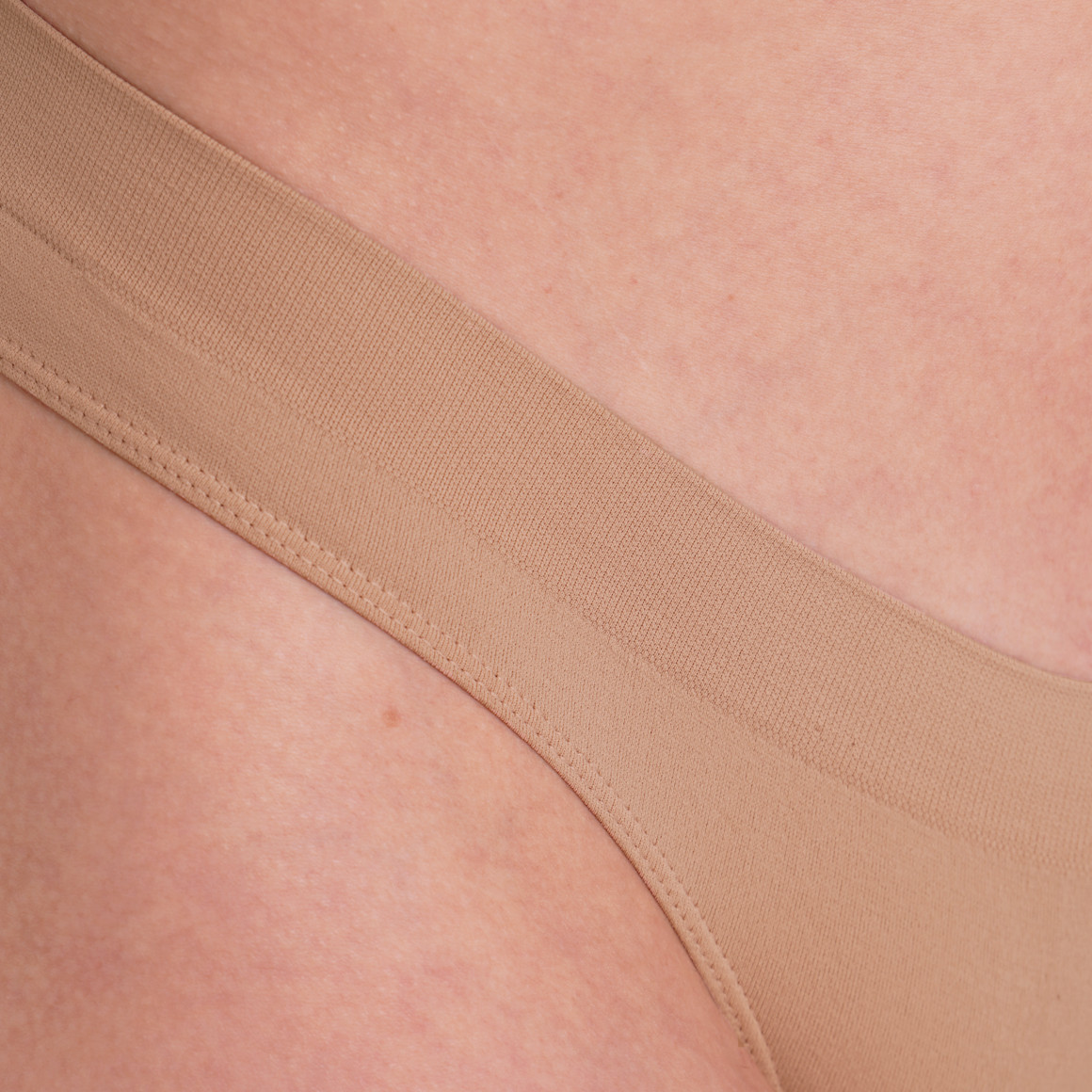Gina Benotti 3 Damen Strings in Seamless-Qualität beige