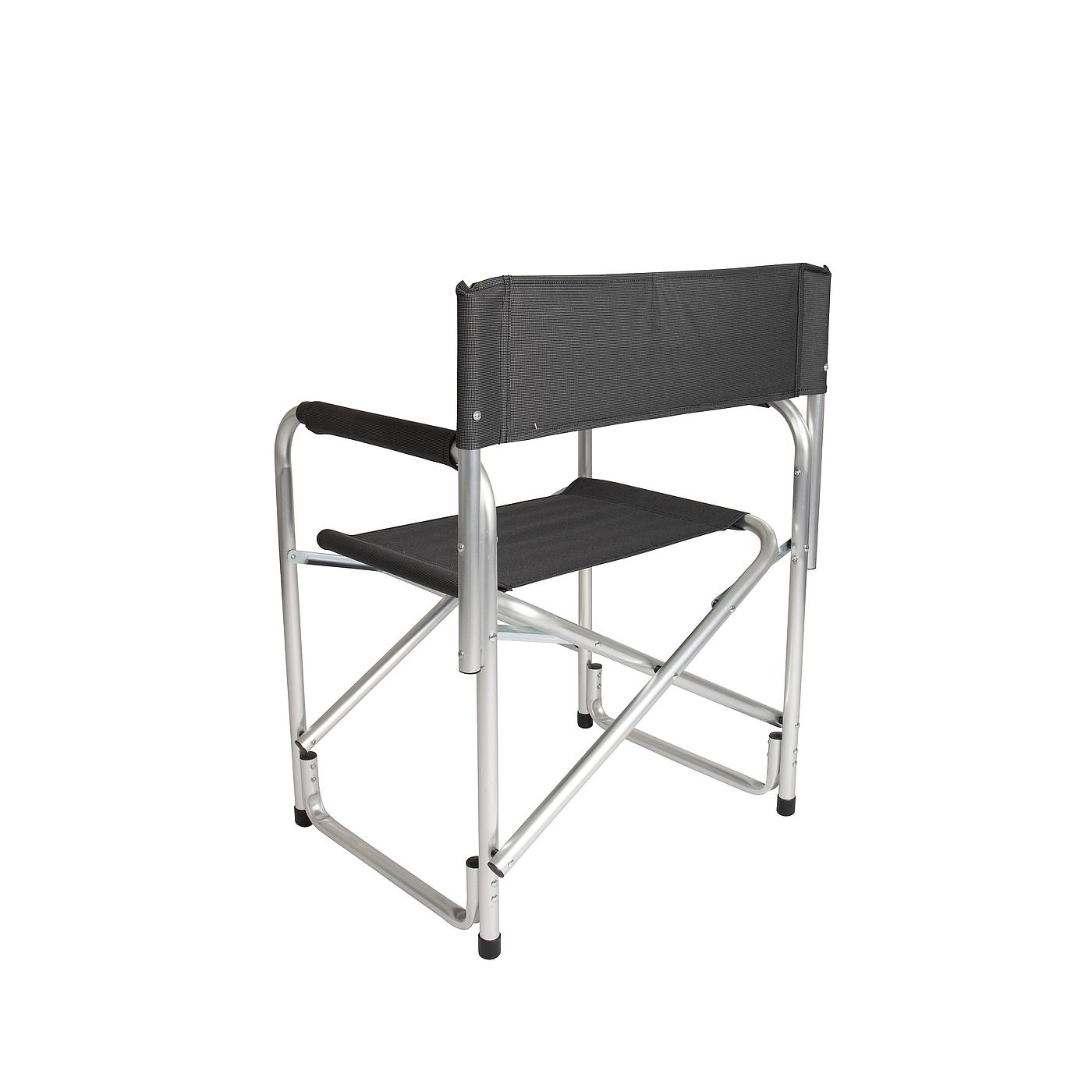 Bo-Camp Aluminium grijze regisseursstoel