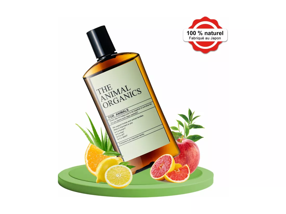 Soins THE ANIMAL ORGANICS Gouttes pour les oreilles de chien Fabriquées au Japon 100 ml