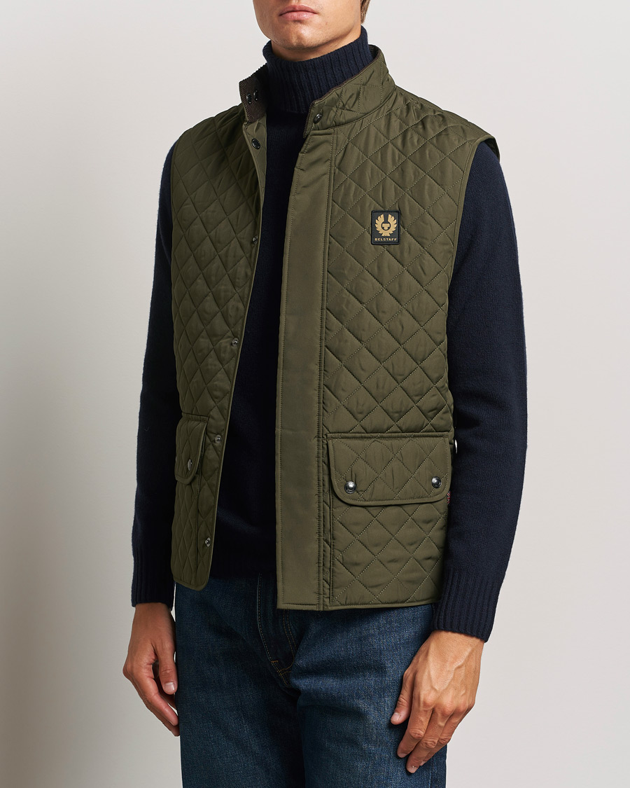 Belstaff Icon Gilet Faded Olive