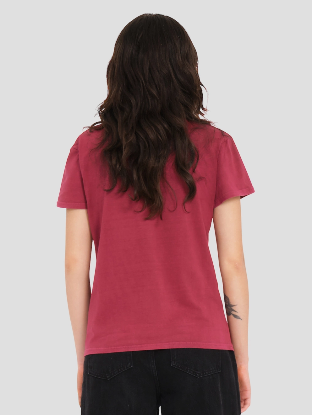 Volcom Solid Stone Emb T-Shirt wine