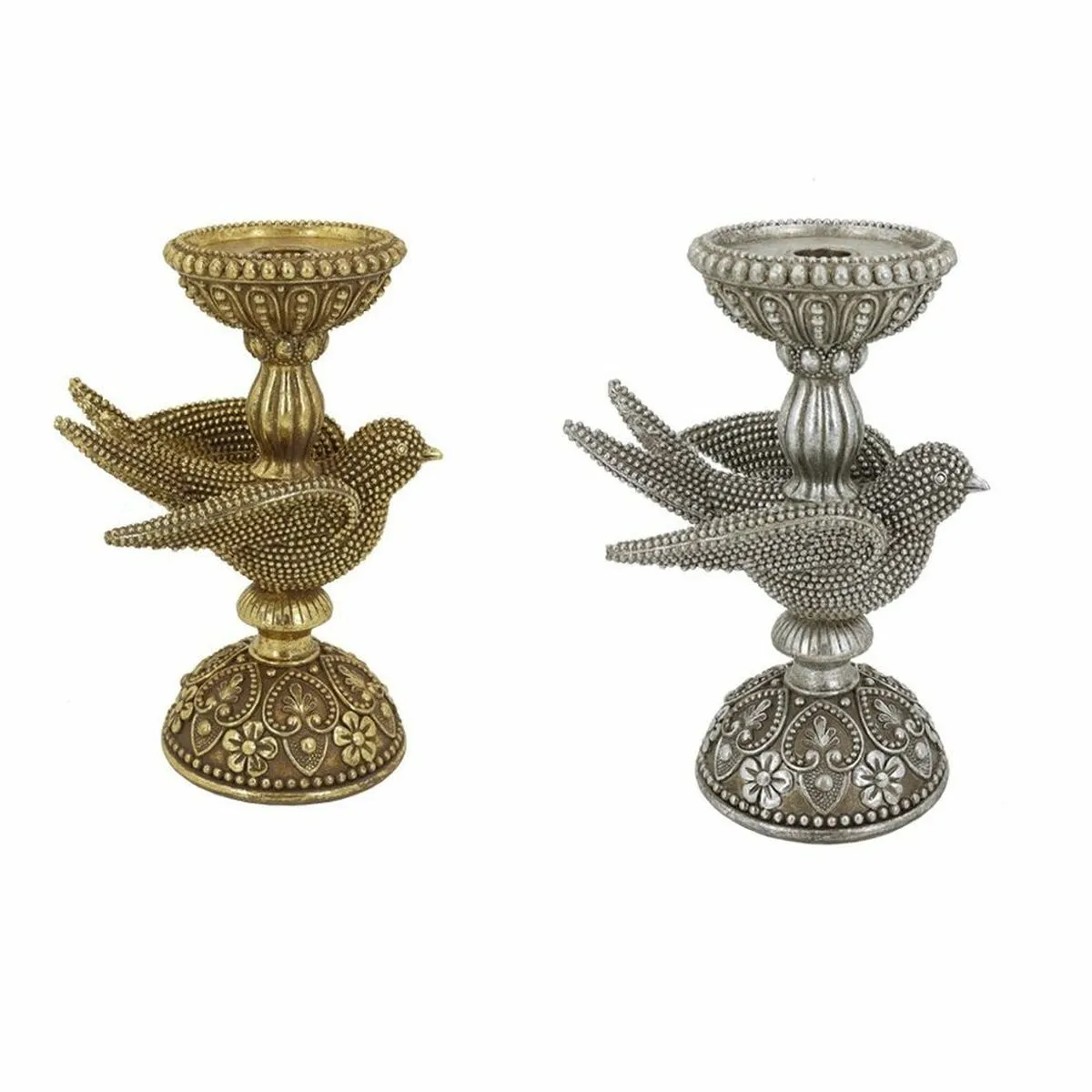 DKD Home Decor Pot à Bougie DKD Oiseau