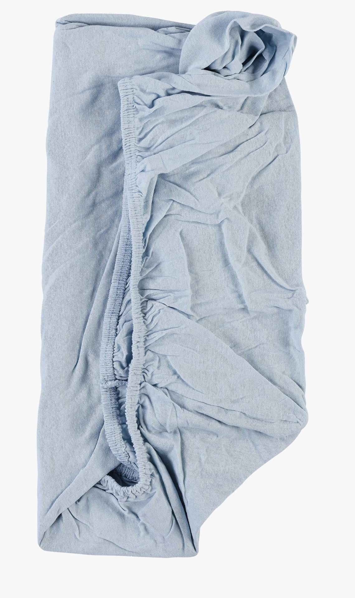 Stretchlaken lys blå - 60x120cm