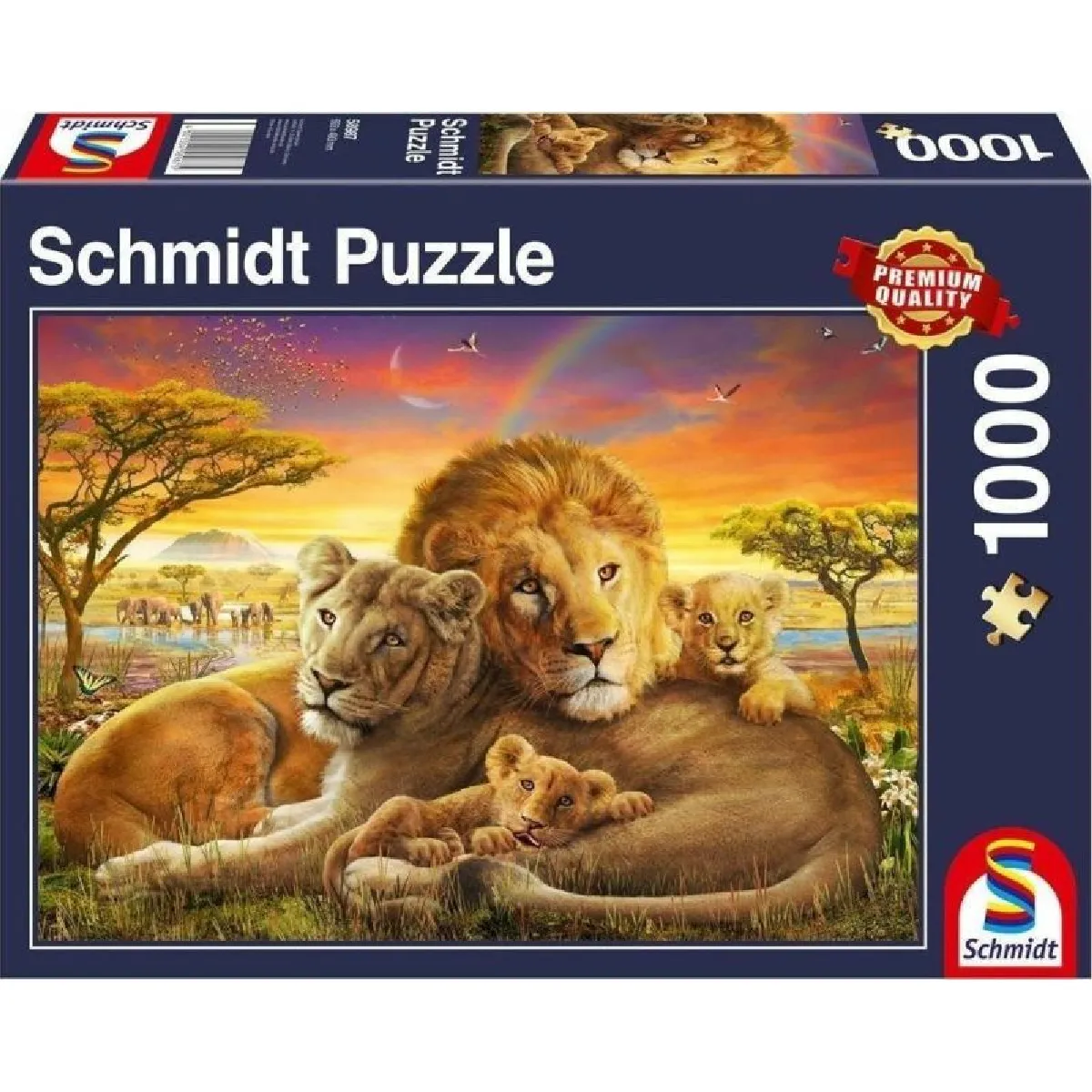 Schmidt Spiele Famille de Lions câlins