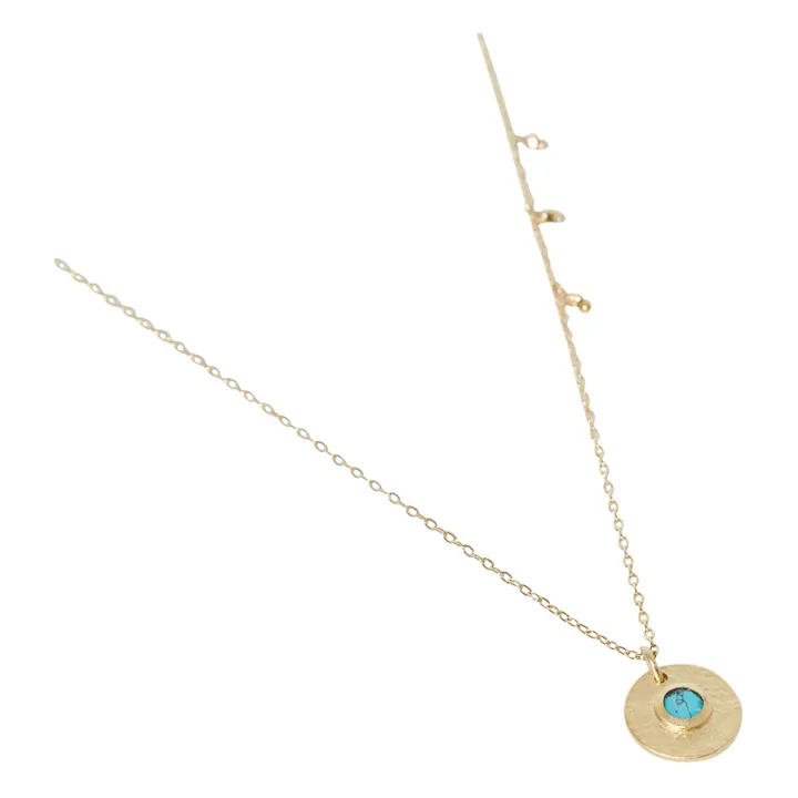5 Octobre Collier Lucky | Bleu turquoise