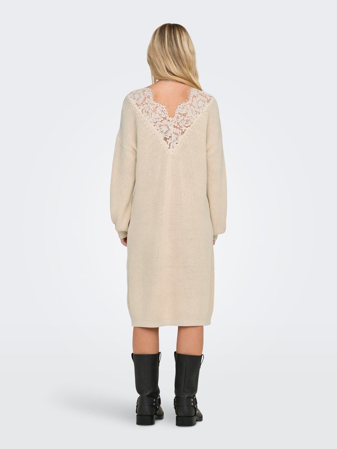 ONLXENIA Langes Kleid Pumice Stone