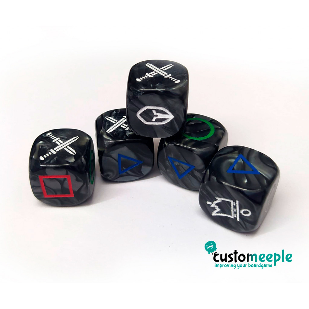 Set de 5 Dés Commands & Colors