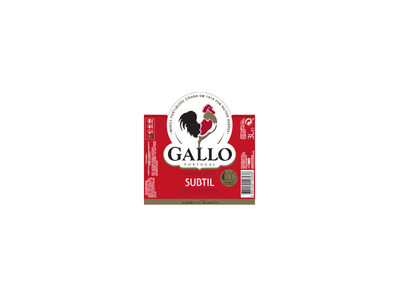 AZEITE GALLO SUBTIL 3L