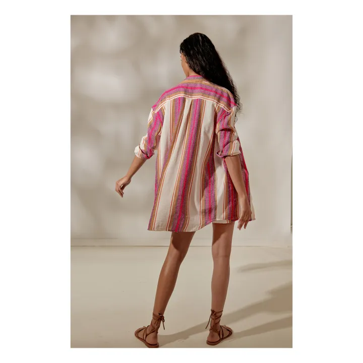 Lemlem Chemise Mariam | Rouge framboise