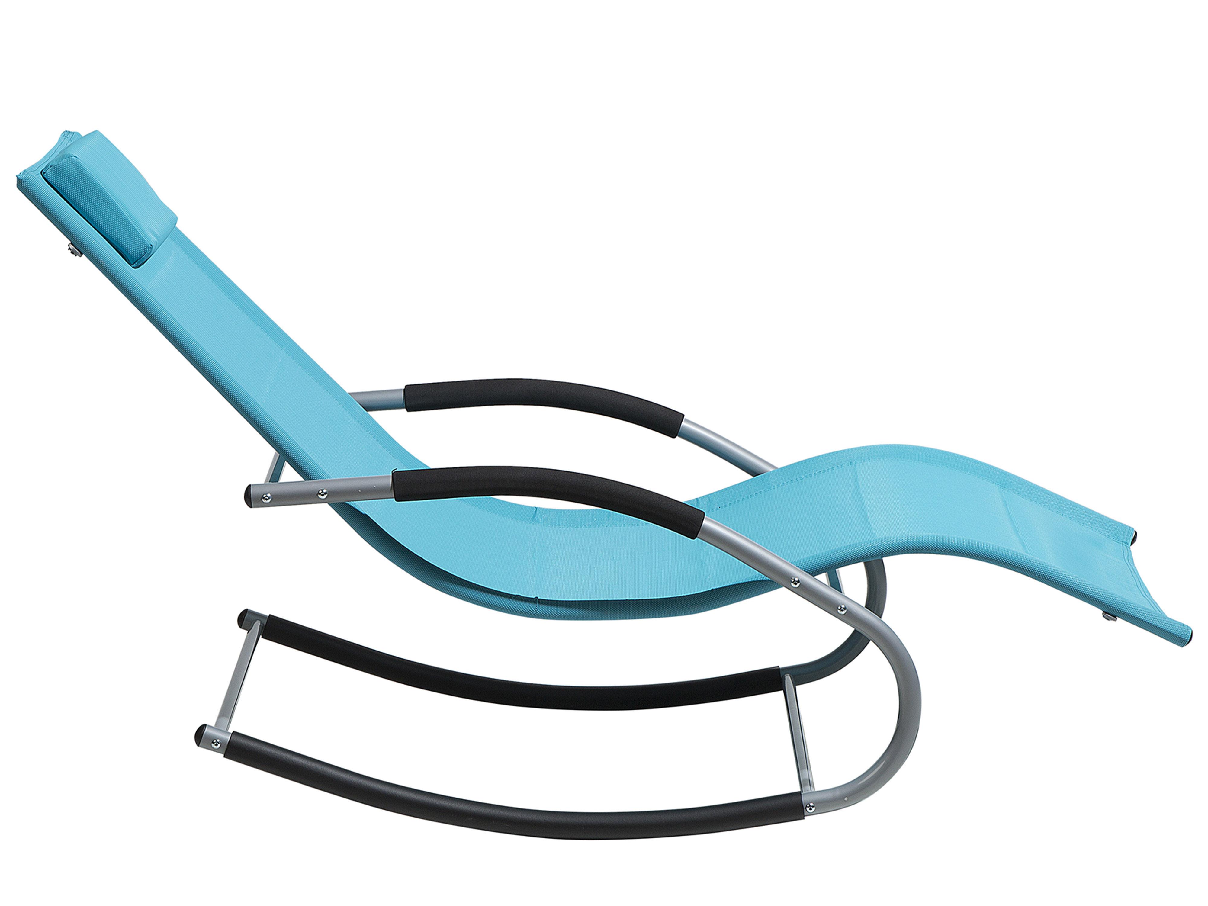 Schommel-ligstoel CARANO Metaal Turquoise