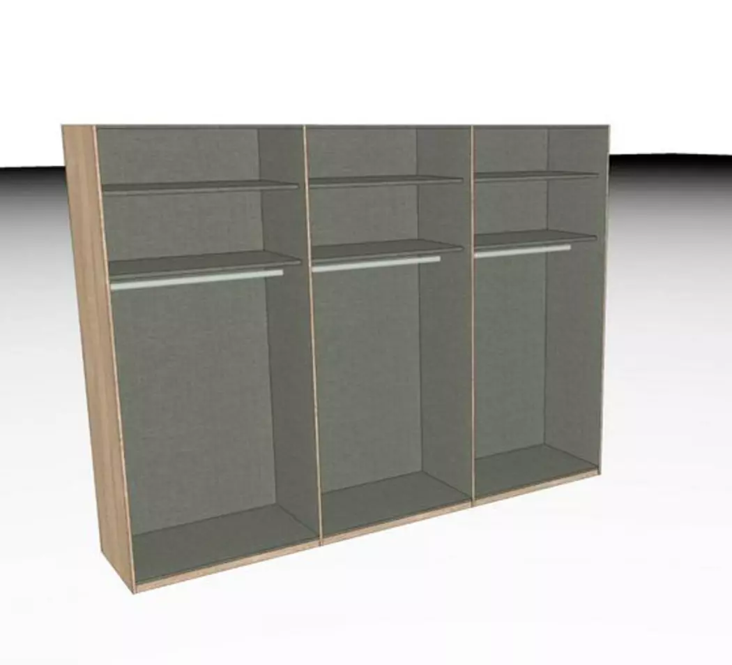 Kleiderschrank Horizont 100 300 x 223 cm