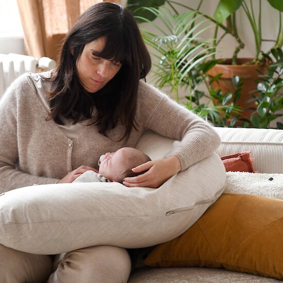 Coussin d'allaitement Big Flopsy™Lin   Naturel        de               Béaba