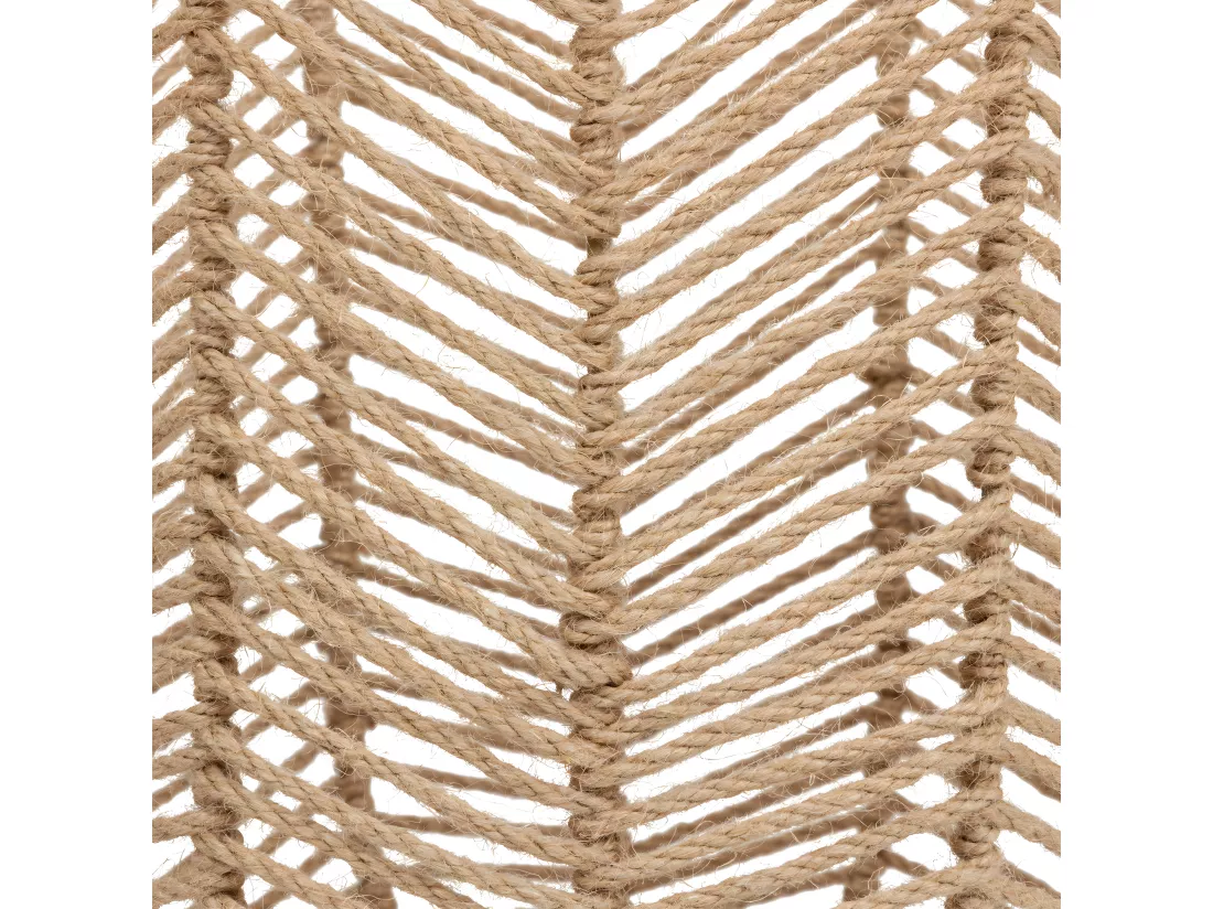 Lot de 3 Paniers de rangement en Jute D 37 D 30 et D 25 cm