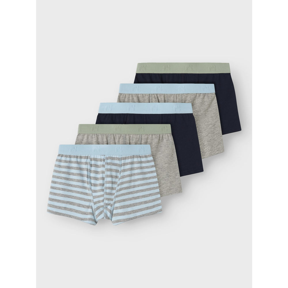Køb Name It Aquamarine Boxer 5-Pack Aquamarine Noos