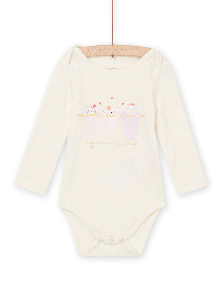 Body à imprimé à pois et motifs animaux