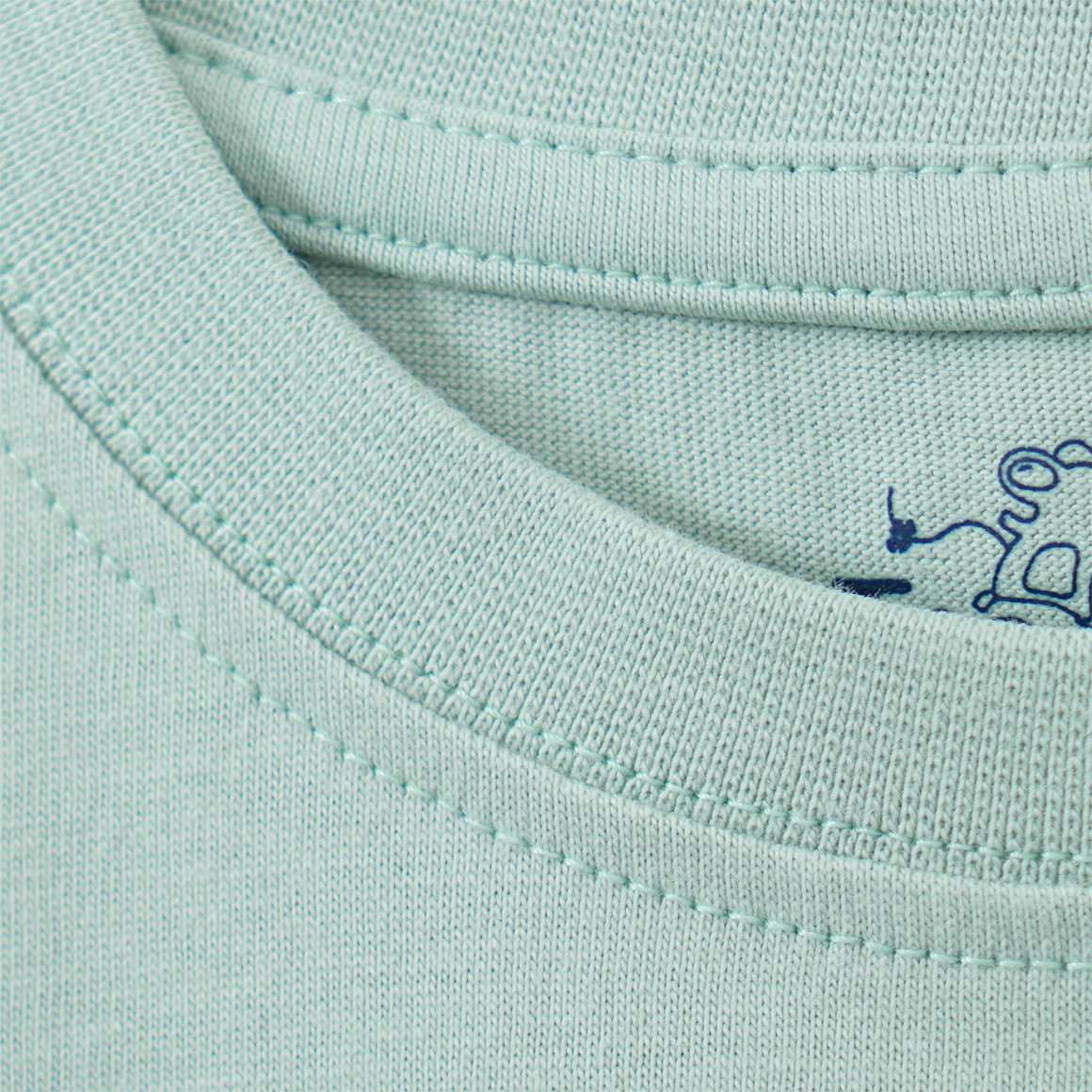 Topolino Kinder T-Shirt mit Geburtstagszahl 5 mintgrün