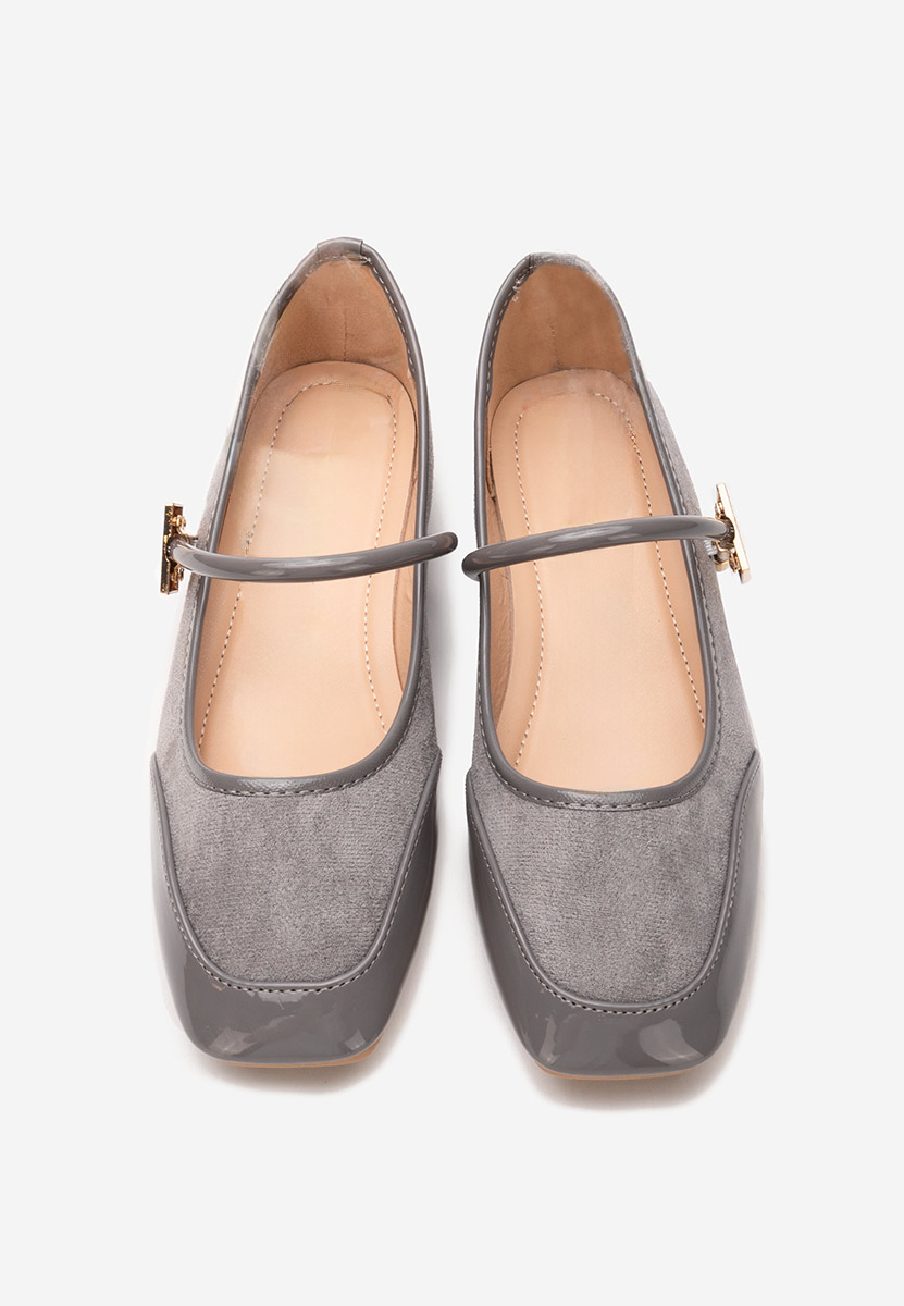 Ballerines femme gris Melyda