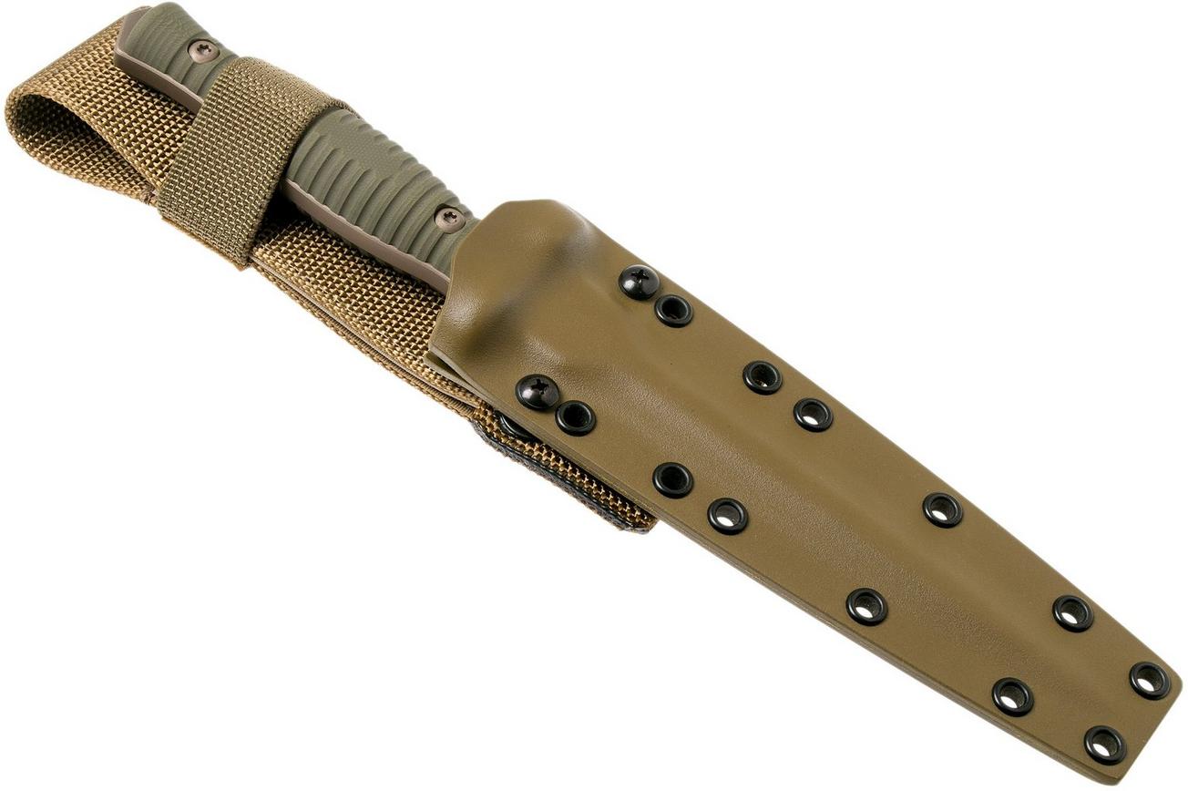 Spartan Blades George V14 Dagger FDE Blade, Olive Handle, dolk