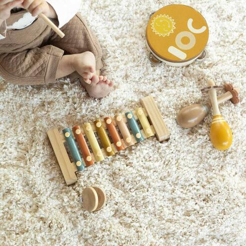 Coffret musical en bois FSC - Multicolor - TROIS KILOS SEPT