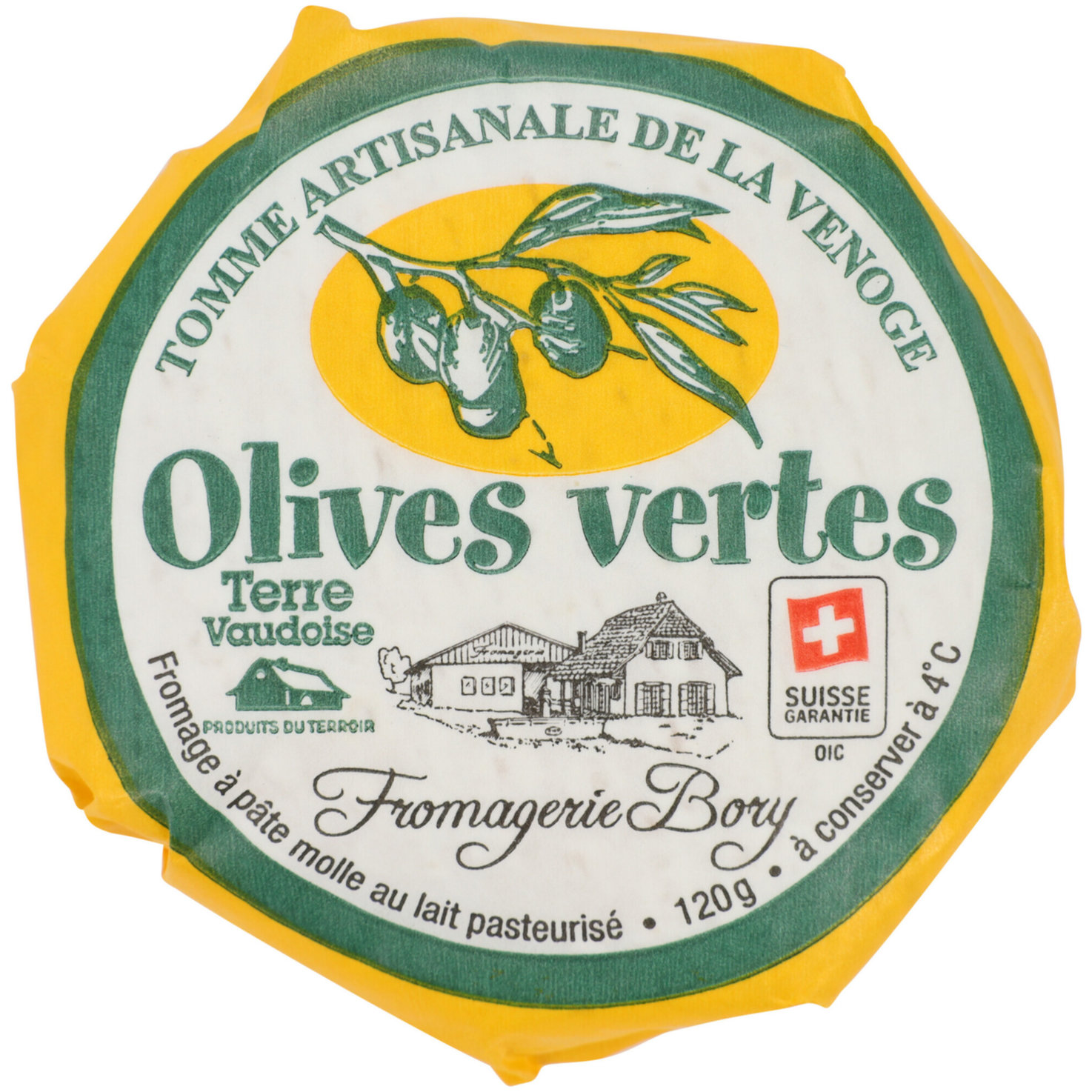 Bory Tomme gefüllt Oliven grün -