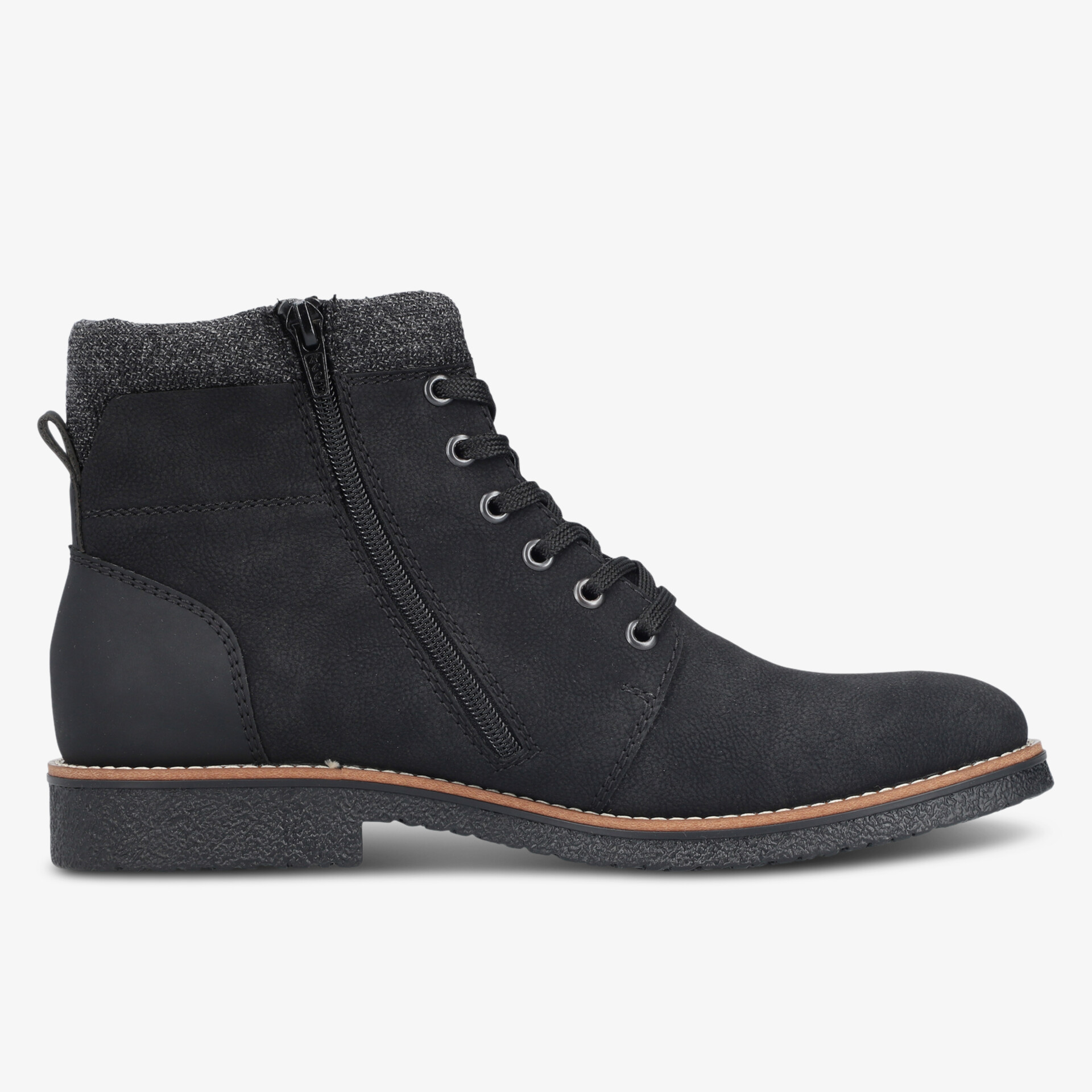 rieker Herren Stiefeletten schwarz
