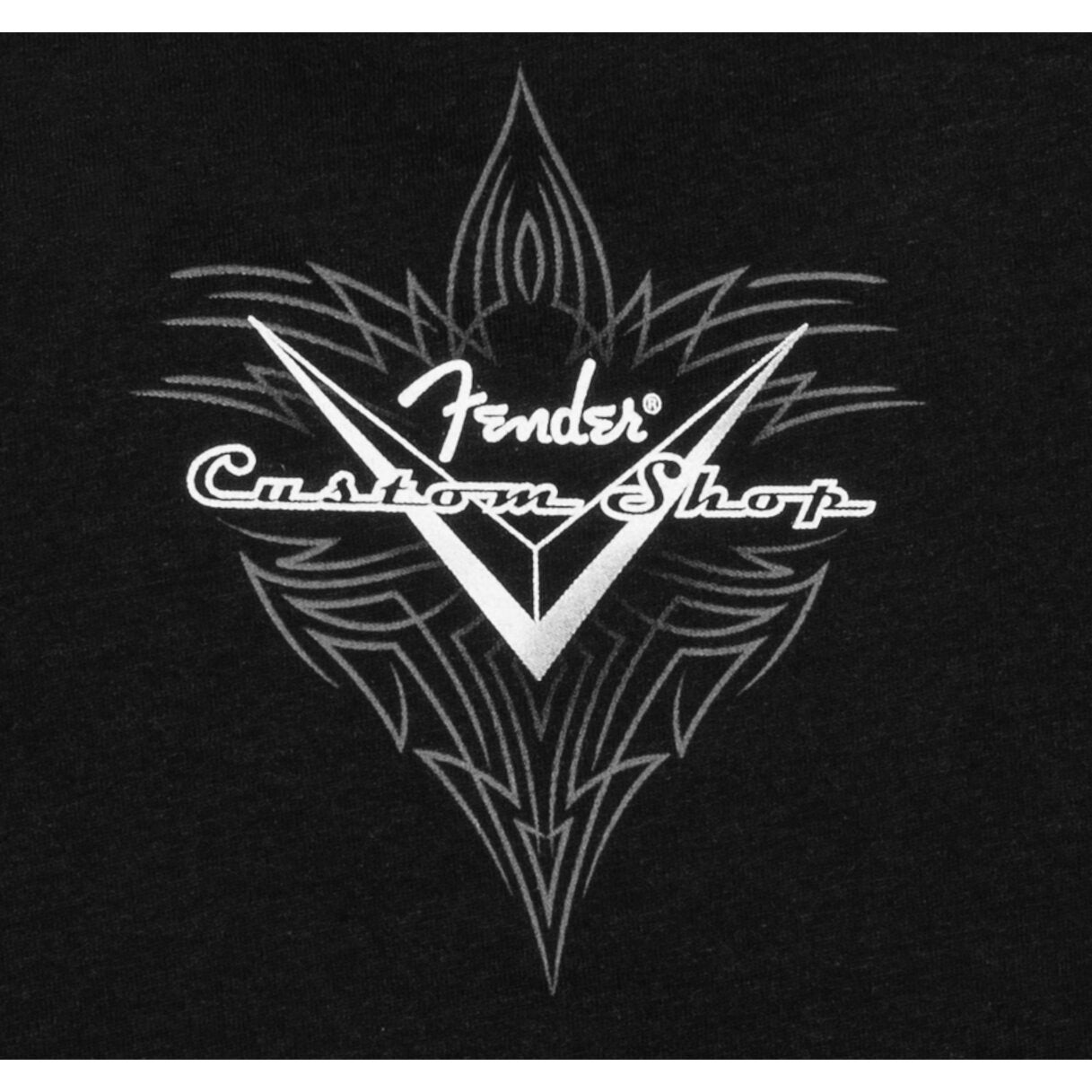 Fender Custom Shop Pinstripe T-Shirt Black L