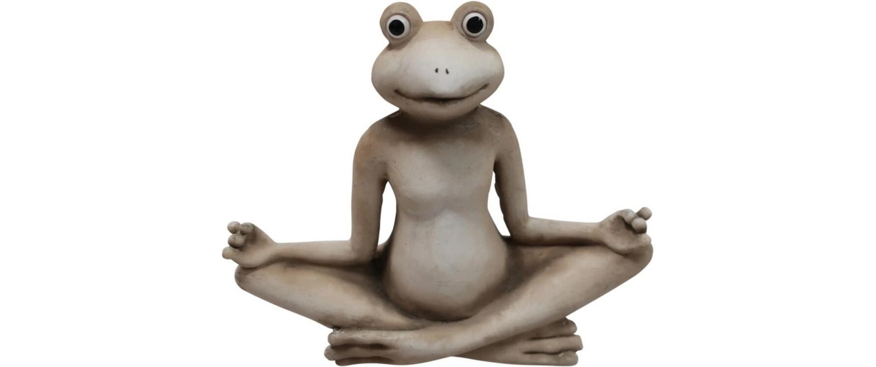 Dekofigur Frosch aus PolyresinDekorationsartikel