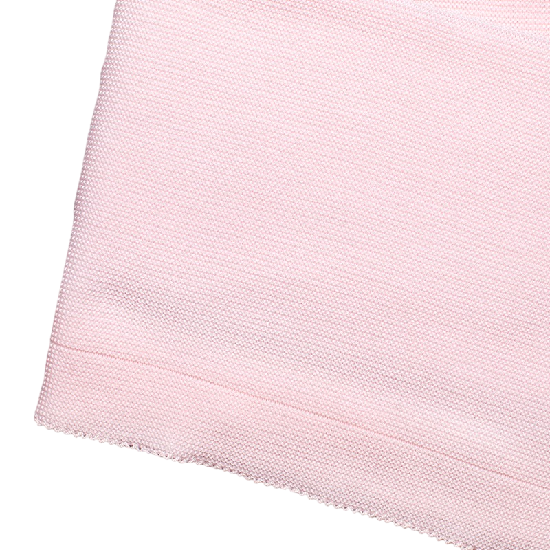 Babydecke Merinowolle rosa
