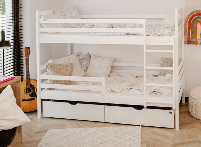 NEMO - Stapelbed - Wit - Te Splitsen Tot 2 Bedden