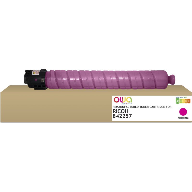 Toner remanufacturé OWA - standard - Magenta - pour RICOH 842257