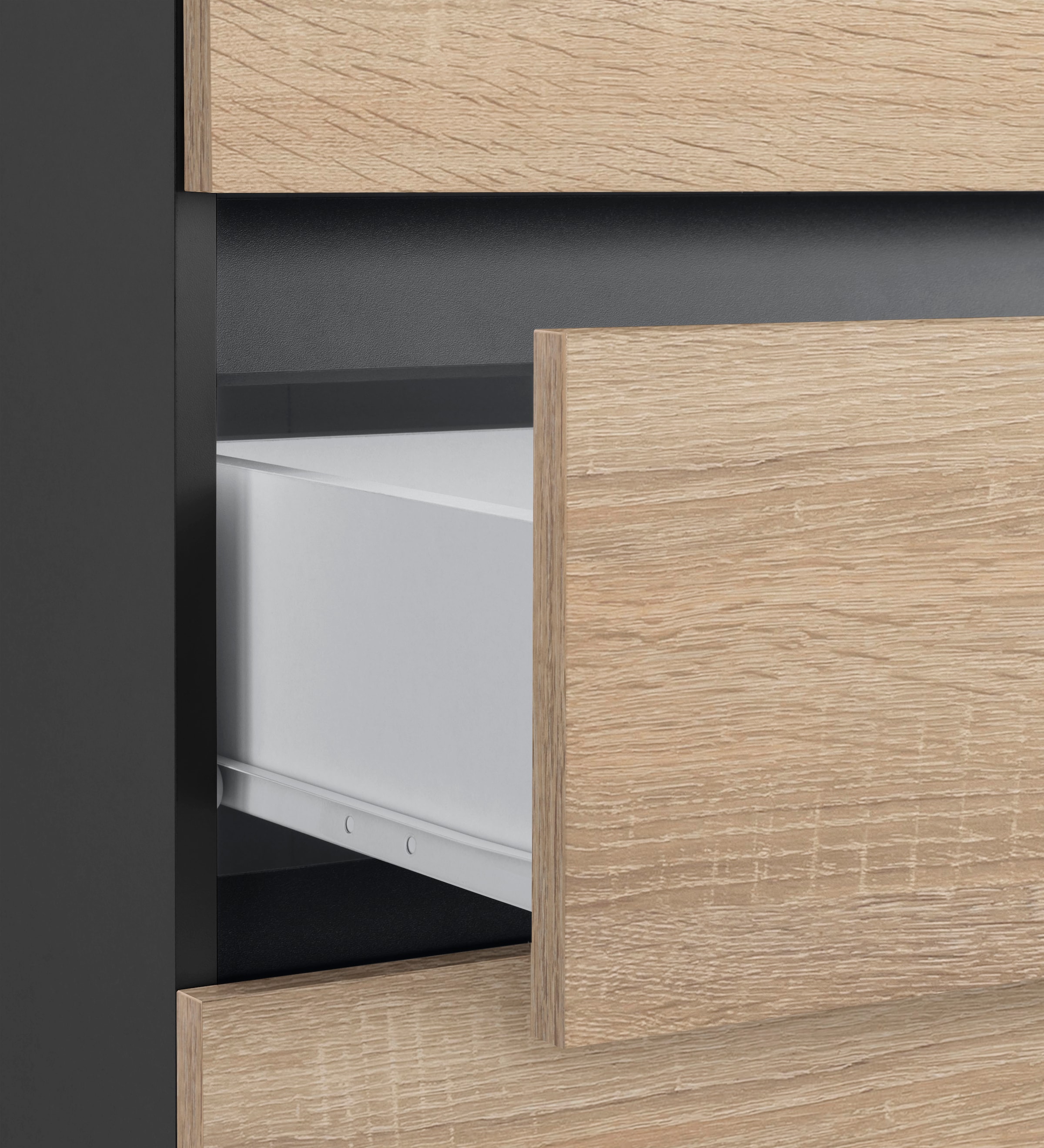 Home affaire Midischrank »Wisla« Höhe 98 cm, mit Türen & Schubkasten
