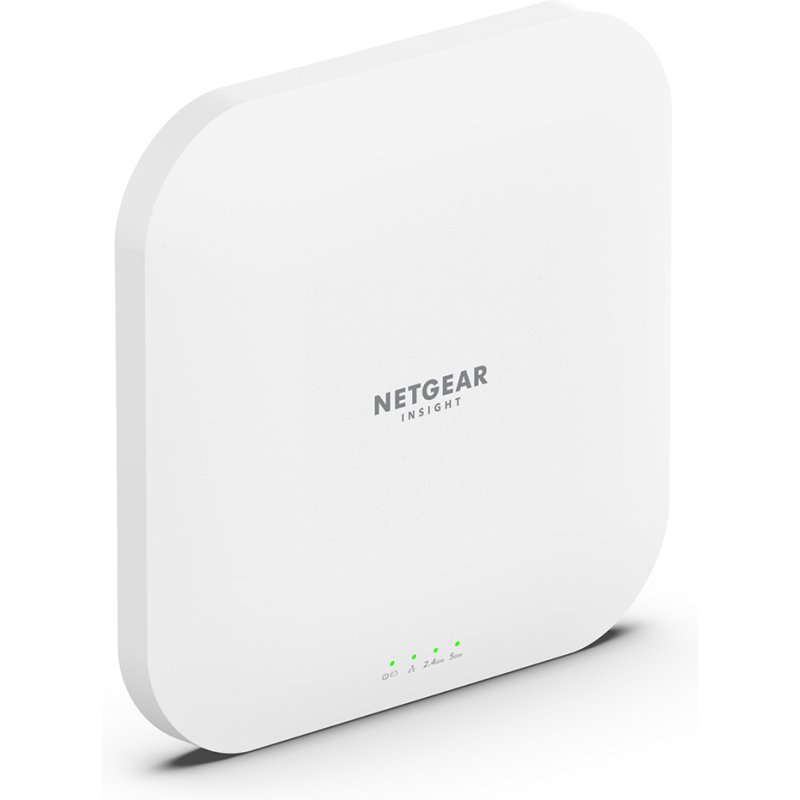NETGEAR Insight Cloud Managed WiFi 6 AX3600 Dual Band Access Point (WAX620) 3600 Mbit/s Blanc Connexion Ethernet, supportant l'alimentation via ce port (PoE)