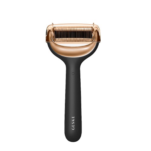 GESKE Rolo Facial e Corporal com Microagulhas 8 em 1 Preto e Dourado