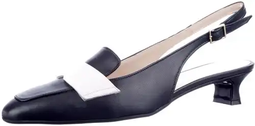 Roberto d'Angelo zwart combi Moret - maat 43 slingback zwart - maat 43 Calandschoen