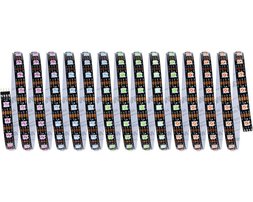 Klaar voor gebruik Entertain LED-strip 5m Dynamische RGB-kleurverandering 300 LED's met geheugenfunctie + afstandsbediening 12V
