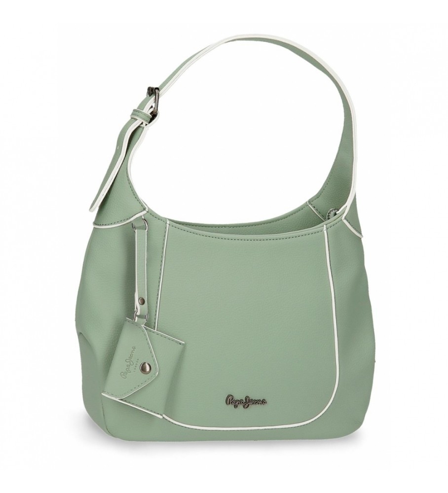 Bolsa Pepe Jeans Verde Jeny - 27,5 x 19 x 4 cm