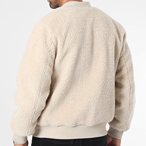 Veste Bomber Polaire Phil Faux Fur Beige