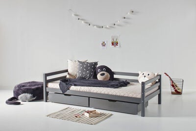 Hoppekids Enkeltseng ECO Dream 90x200 cm, Smoked Pearl
