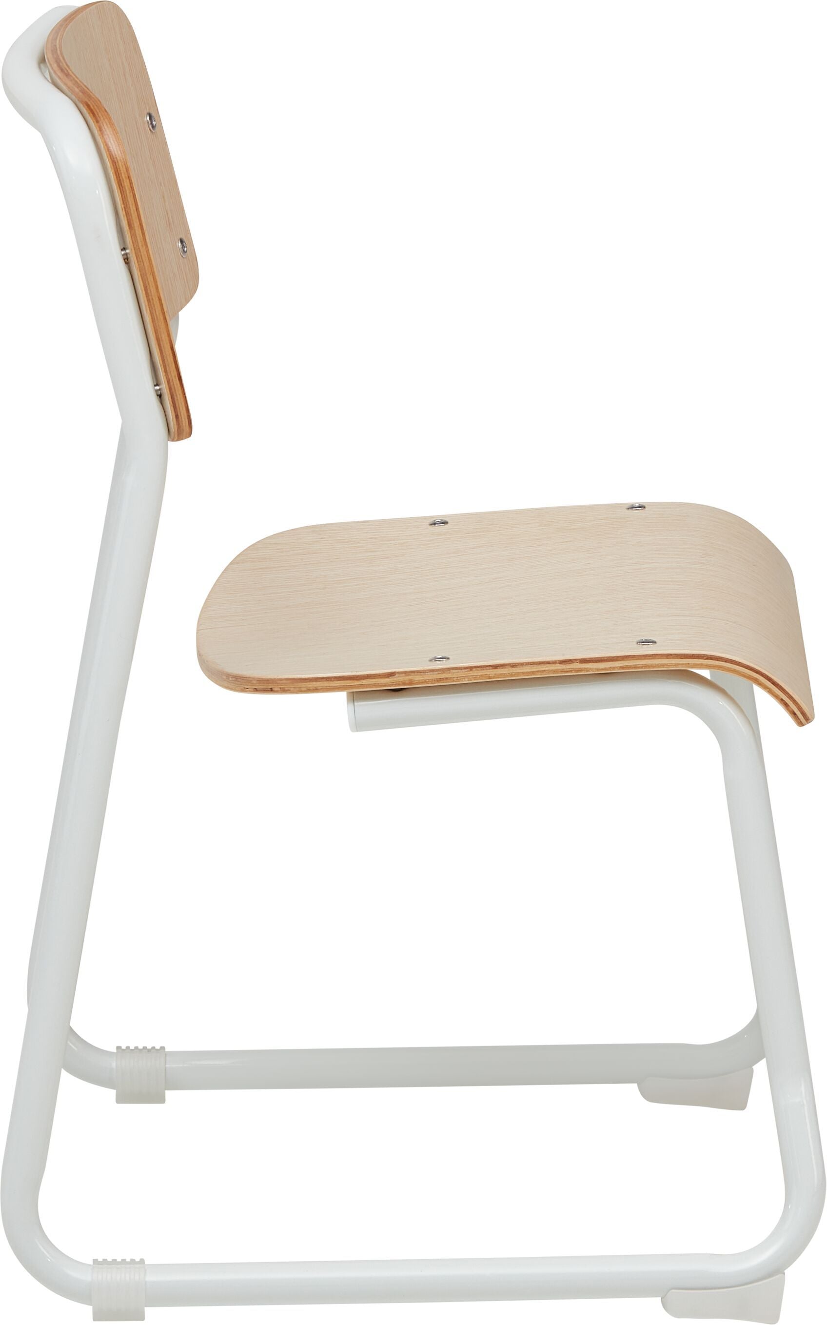 LUCIEL Kinderstuhl - Weiss lackiert / B: 36.0 cm x T: 36.0 cm x H: 52.0 cm