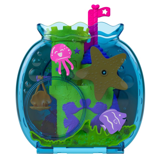 Polly Pocket - Seifenblasen Aquarium mit Unterwasserthema
